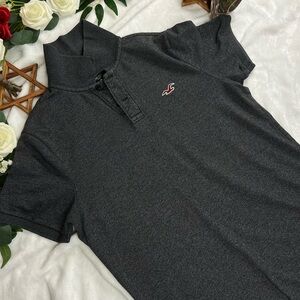 Hollister Charcoal Polo Shirt